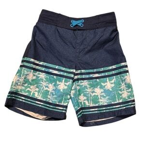 NWOT Arizona Jean Company Kids Swim Trunks - Blue and Green